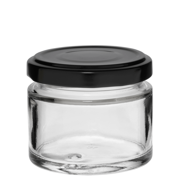 Caviar jar 065ml 58TO Glass flint not stackable #2